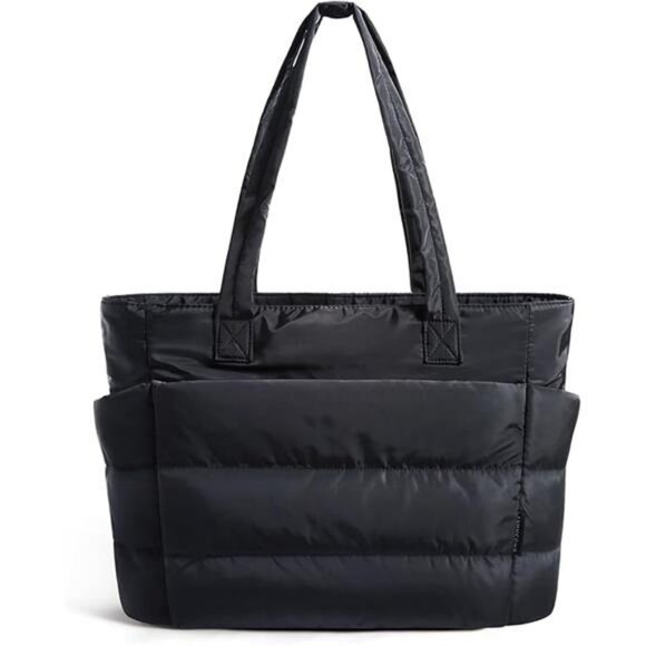 Tote Bag for Women, Lightweight Puffy Tote Bag with Compartments - Standard - Picture 7 of 7